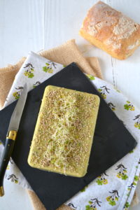 Terrine végétale {pois cassés-courgettes}
