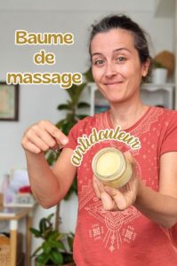 Baume de massage antidouleur fait maison