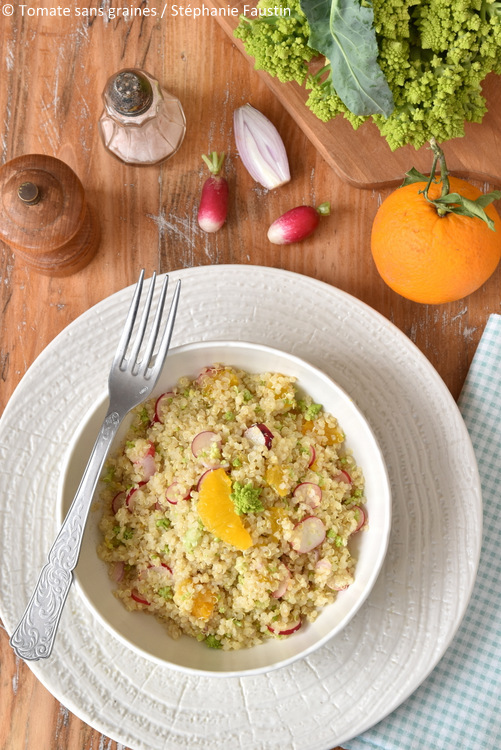 Salade de quinoa, orange et radis à l'Omnicuiseur Vitalité