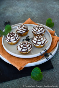 Cupcakes d’Halloween à la patate douce