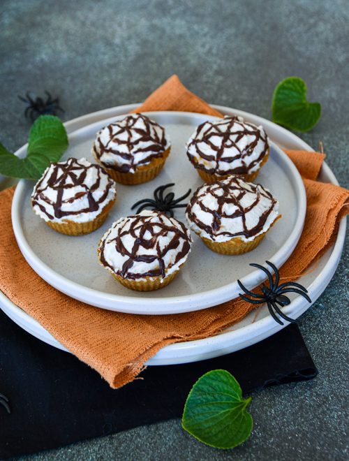 Cupcakes d’Halloween à la patate douce
