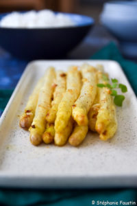 Asperges rôties à l’ail et au piment d’Espelette