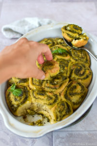 Roulés au pesto façon chinois brioché {sans gluten}