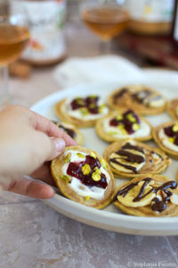 Duo de blinis sucrés gourmands