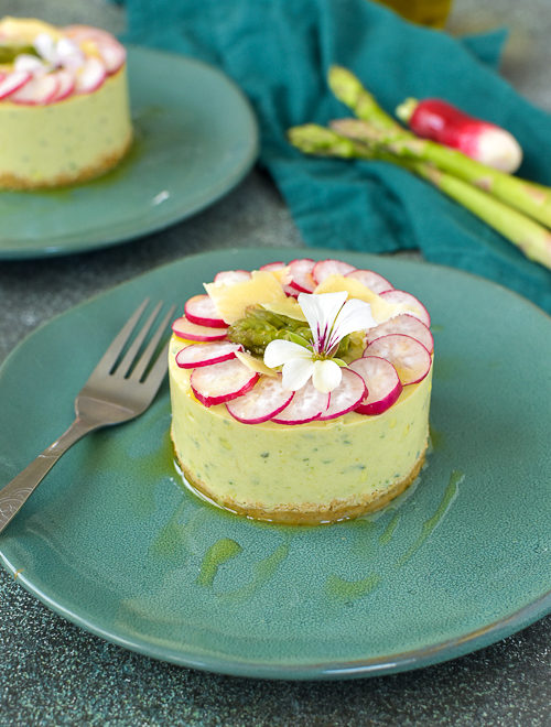 Bavarois aux asperges vertes