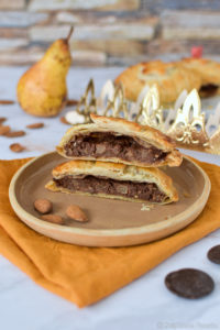Petites galettes des rois choco-poire {véganes & sans gluten}