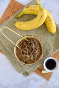 Effiloché de peaux de banane à l&rsquo;asiatique