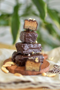 Petites barres façon Snickers-Twix version healthy