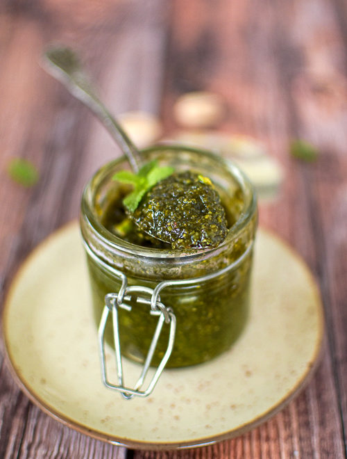 Pesto menthe-pistache